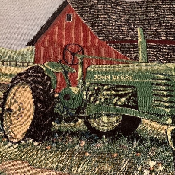 John Deere Tapestry never hung 37x28 - Picture 2 of 6